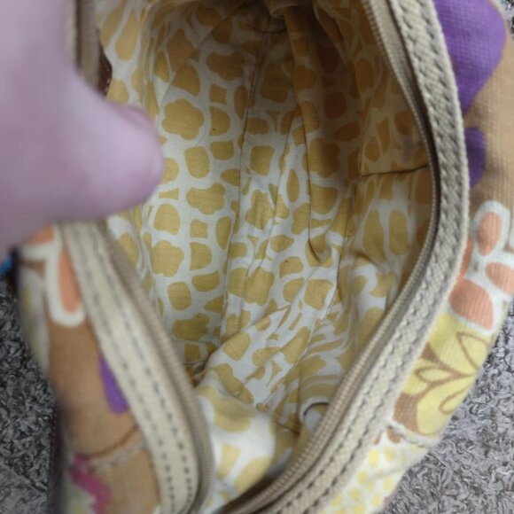 Boho Floral Crossbody Shoulder‎ with Adjustable Strap Canvas Y2K Revival Purse - Picture 11 of 11